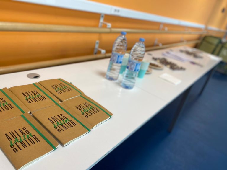 La primera despedida de las aulas de Lalín, que acaban de comenzar su andadura.