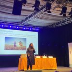 Estefanía Zardoya en el encuentro de Ferrol