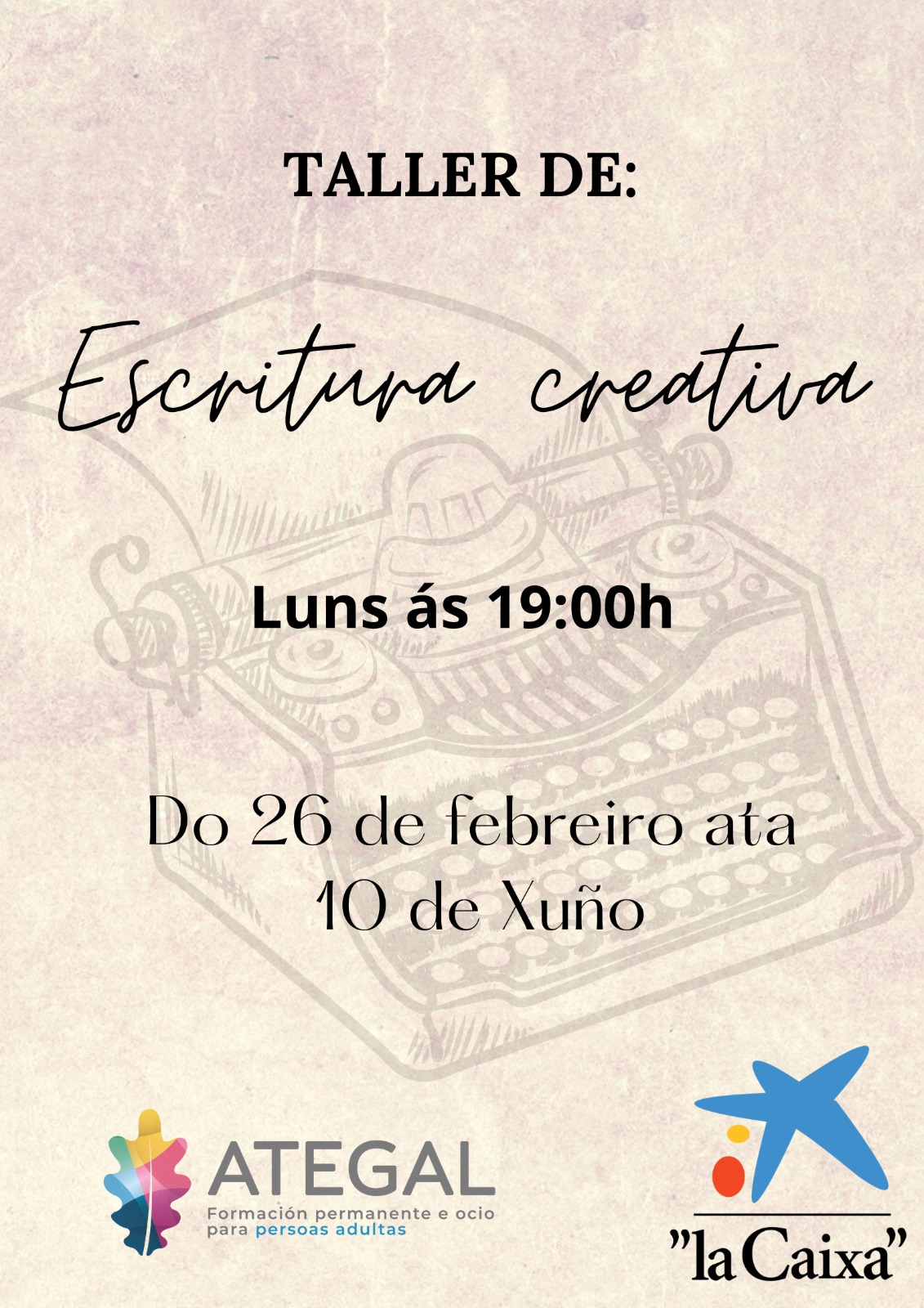 Curso Aulas Senior de Galicia sobre Escritura Creativa