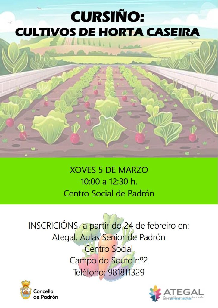 PADRÓN | Curso de cultivo de huerta casera