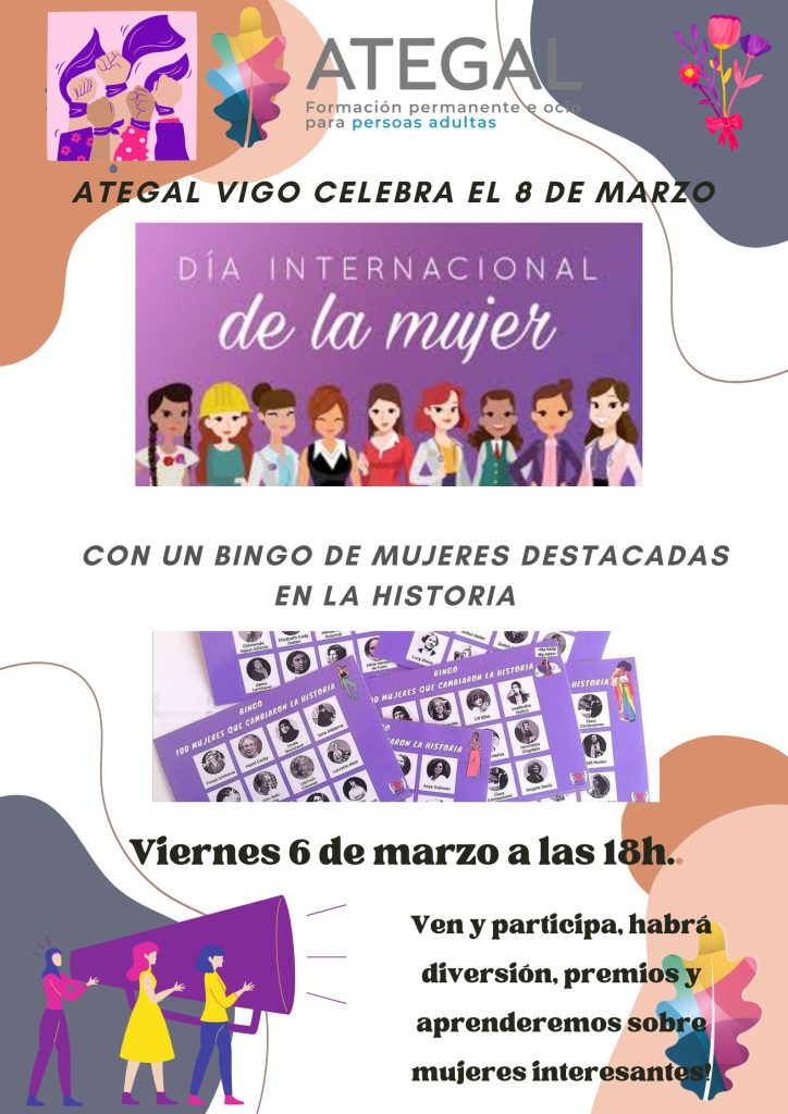 VIGO | Bingo de mujeres destacadas en la historia