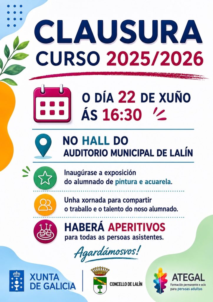 LALÍN | Clausura curso 2025/2026